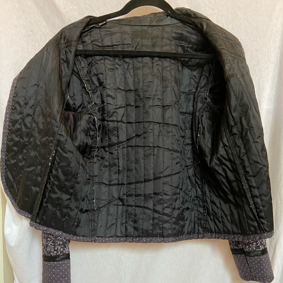 Kantha stitch open front jacket - Picture 4 of 5